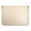 Guess Saffiano Triangle Logo Sleeve - Notebook tok 16" (bézs)