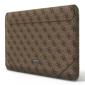   Guess 4G Uptown Triangle logós laptoptáska – notebook tok 16" (barna)