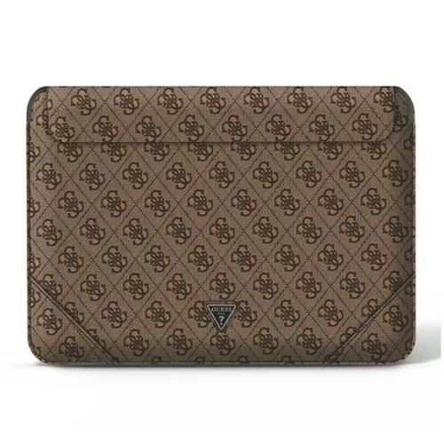 Guess 4G Uptown Triangle logós laptoptáska – notebook tok 16" (barna)