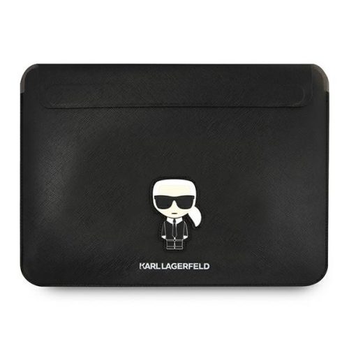 Karl Lagerfeld Saffiano Ikonik táska - Notebook tok 13 "/ 14" (fekete)