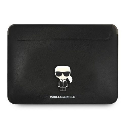 Karl Lagerfeld Saffiano Ikonik táska - Notebook tok 16 "(fekete)