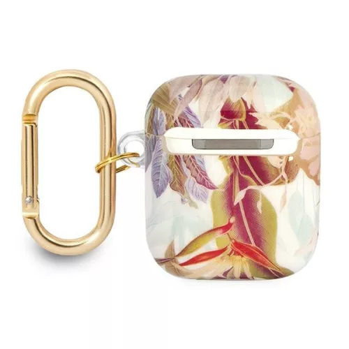 Guess Flower – tok Airpods 1/2 gen (Purple)