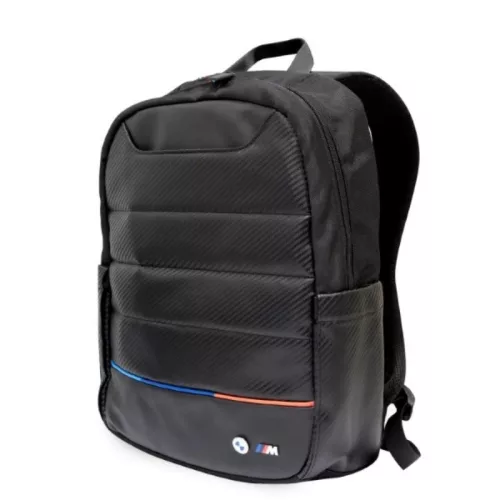 BMW Carbon&Nylon Tricolor - Notebook hátizsák 16" (fekete)