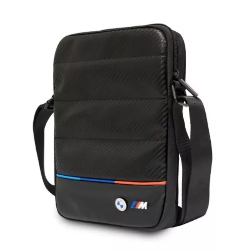 BMW Carbon&Nylon Tricolor - Táblatáska 10" (fekete)