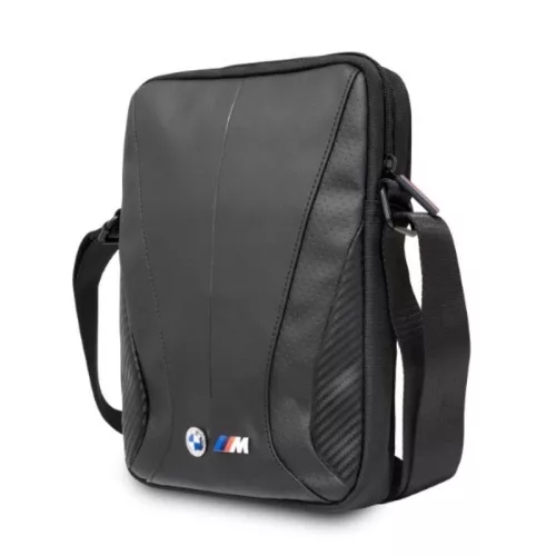 BMW Carbon&Leather - Táblatáska 10" (fekete)