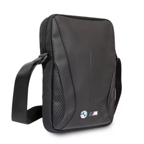 BMW Carbon&Leather - Táblatáska 10" (fekete)