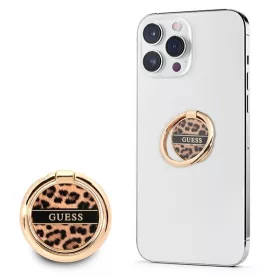   Guess gyűrűtartó támaszték, telefongyűrű Leopard Brown