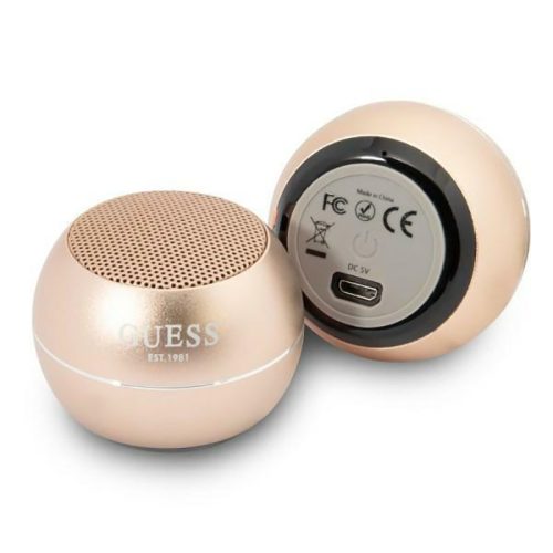 Guess Mini Bluetooth hangszóró 3W 4H (arany)