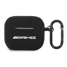 AMG Silicone Big Logo - tok Apple AirPods 3 fekete