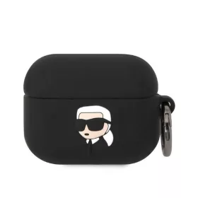   Karl Lagerfeld Silicone NFT Karl Head 3D - AirPods Pro tok fekete