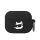 Karl Lagerfeld Silicone NFT Choupette Head 3D - AirPods Pro tok fekete