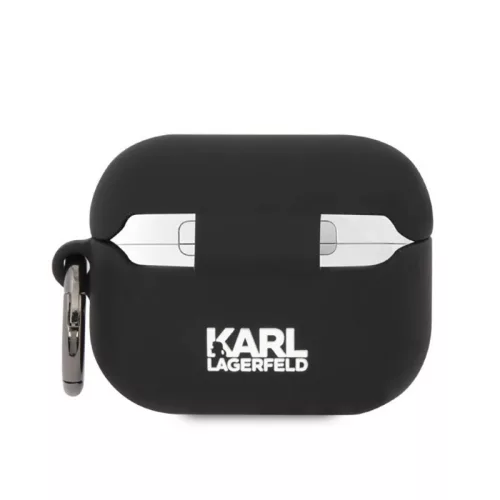 Karl Lagerfeld Silicone NFT Choupette Head 3D - AirPods Pro tok fekete
