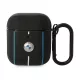 BMW Leather Color Lines - tok Apple AirPods 1/2 gen fekete