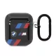 BMW Tricolor Stripes - tok Apple AirPods 1/2 gen fekete