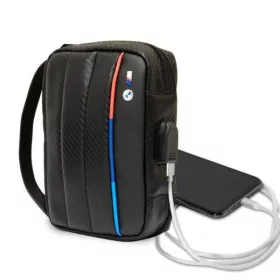   BMW Carbon Tricolor - Táska / rendszerező külső USB porttal (fekete)