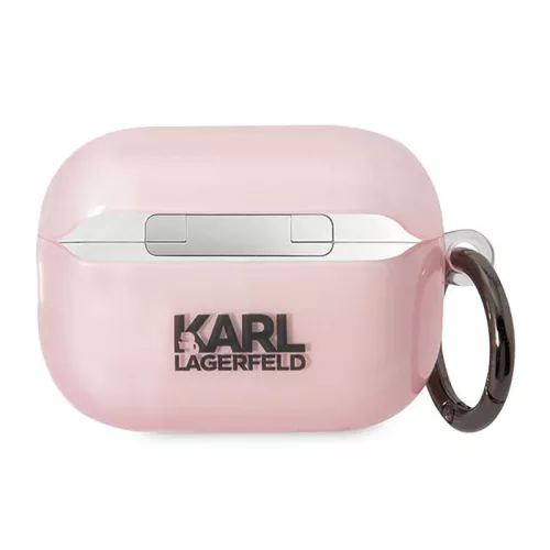 Karl Lagerfeld NFT Ikonik Choupette Head - tok Apple AirPods Pro 2 pink