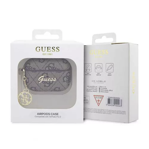 Guess 4G Charm Collection - tok Apple AirPods Pro 2 barna