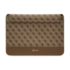   Guess 4G Stripe Metal Logo notebook táska - 14" laptoptáska barna