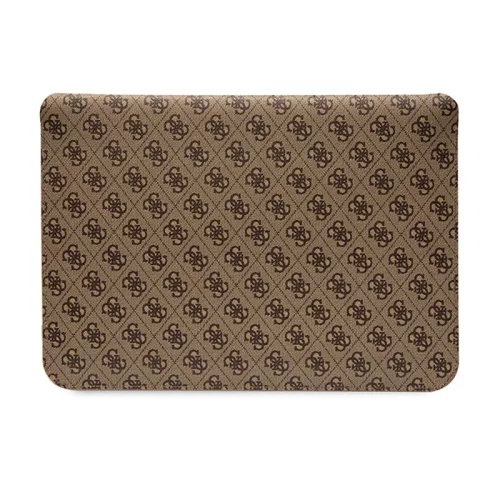 Guess 4G Stripe Metal Logo notebook táska - 14" laptoptáska barna