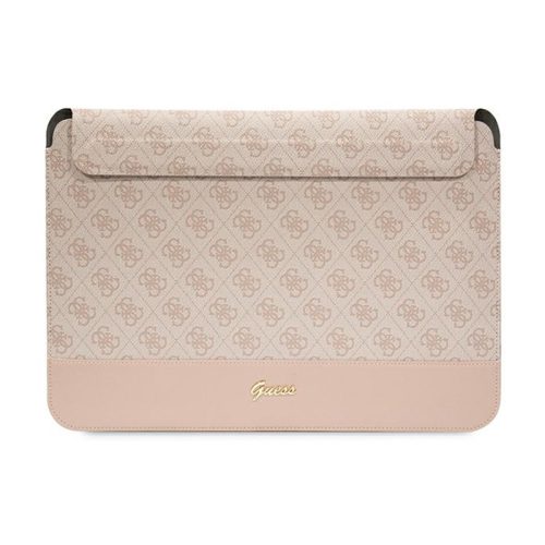 Guess 4G Stripe Metal Logo notebook táska - 14" laptoptáska pink