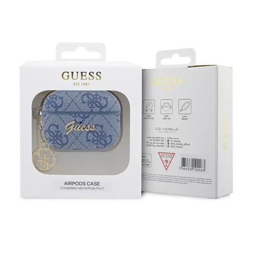 Guess 4G Charm Collection - tok Apple AirPods Pro 2 kék