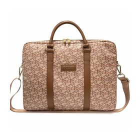   Guess GCube Stripes laptoptáska - 16" laptoptáska barna