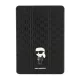 Karl Lagerfeld Folio Magnet Allover Saffiano Monogram NFT Ikonik - tok iPad 10.2" (2021-2019) fekete