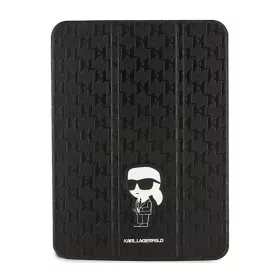   Karl Lagerfeld Folio Magnet Allover Saffiano Monogram NFT Ikonik - tok iPad 10.9" (2022) fekete