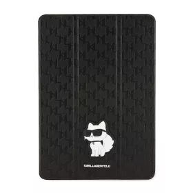   Karl Lagerfeld Folio Magnet Allover Saffiano Monogram NFT Choupette - tok iPad 10.2" (2021-2019) fekete