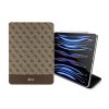 Guess 4G Stripe Allover - tok iPad Pro 12.9" (2022-2020) barna