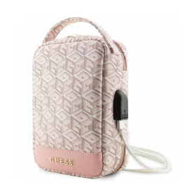  Guess GCube Stripe Travel Universal laptoptáska - tartozék tartóval pink