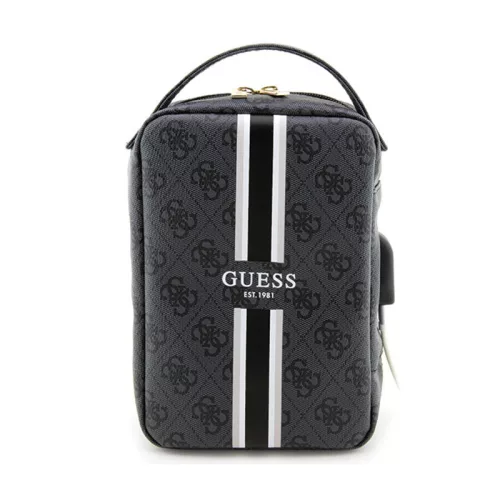 Guess 4G Printed Stripes Travel Universal laptoptáska - tartozék tartóval fekete