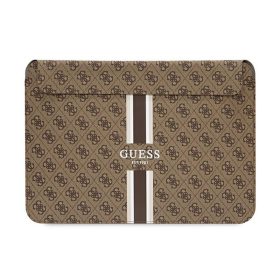   Guess 4G Printed Stripes notebook táska - 14" laptoptáska barna