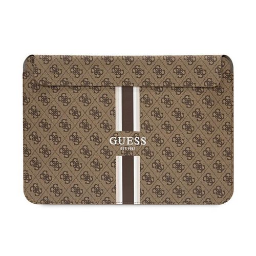 Guess 4G Printed Stripes notebook táska - 14" laptoptáska barna