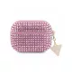 Guess Rhinestone Triangle Charm - tok AirPods 1/2 gen pink