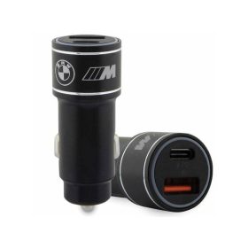   BMW M Edition - Fast Charge USB-C & USB-A PD 18W + QC 3.0 18W autós töltő fekete