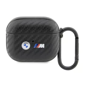 BMW Carbon Double Metal Logo - tok AirPods 3 fekete