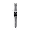 Karl Lagerfeld Saffiano Monogram - okosóraszíj Apple Watch 38/40/41 mm ezüst