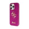 Guess Glitter Script Big 4G - iPhone 15 Pro telefontok (Purple)