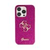 Guess Glitter Script Big 4G - iPhone 15 Pro telefontok (Purple)