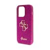 Guess Glitter Script Big 4G - iPhone 15 Pro telefontok (Purple)