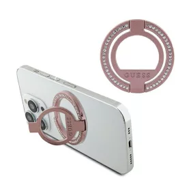   Guess MagSafe gyűrűtartó támaszték, telefongyűrű Rhinestone -  pink