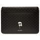 Karl Lagerfeld NFT Saffiano Monogram Ikonik Karl Sleeve - 14" laptoptáska fekete