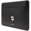 Karl Lagerfeld NFT Saffiano Monogram Ikonik Karl Sleeve - 14" laptoptáska fekete