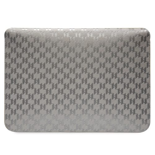 Karl Lagerfeld NFT Saffiano Monogram Ikonik Choupette Sleeve - 14" laptoptáska ezüst