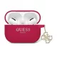Guess Liquid Silicone Glitter Triangle Charm - AirPods Pro 2 tok (purple)