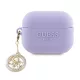 Guess 3D Rubber 4G Diamond Charm - tok AirPods Pro 2 (Purple)