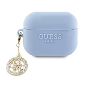 Guess 3D Rubber 4G Diamond Charm - AirPods Pro 2 tok kék