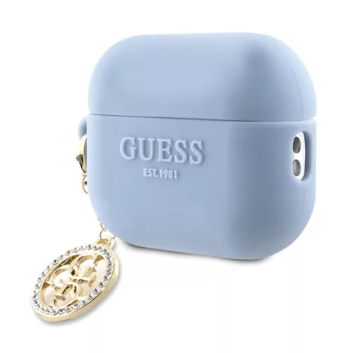 Guess 3D Rubber 4G Diamond Charm - AirPods Pro 2 tok kék