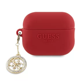 Guess 3D Rubber 4G Diamond Charm - AirPods Pro 2 tok (Red)